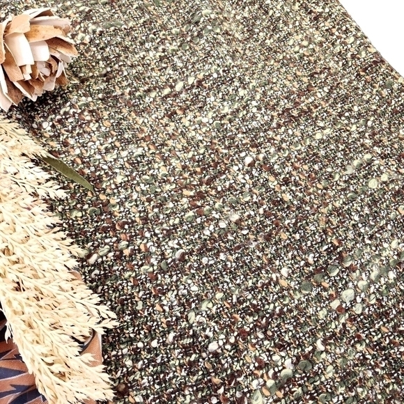 Talbots Green Tweed Dress Sz 6 - Picture 9 of 14
